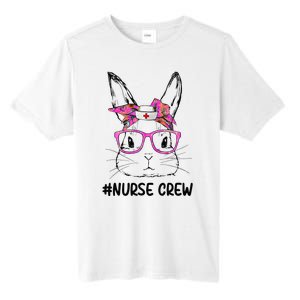 Bunny Face Nurse Tie Dye Glasses Easter Day Tall Fusion ChromaSoft Performance T-Shirt