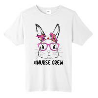 Bunny Face Nurse Tie Dye Glasses Easter Day Tall Fusion ChromaSoft Performance T-Shirt