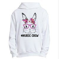 Bunny Face Nurse Tie Dye Glasses Easter Day Urban Pullover Hoodie