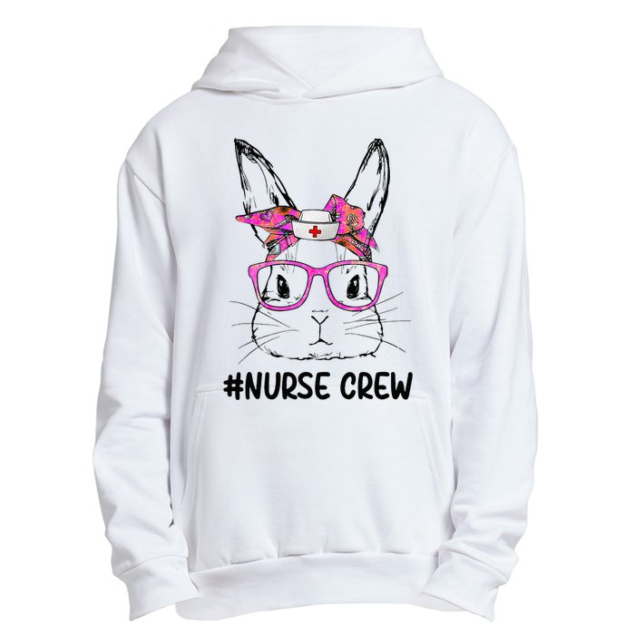 Bunny Face Nurse Tie Dye Glasses Easter Day Urban Pullover Hoodie