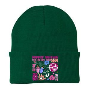 Boho Floral Nicu Crew Nurse Poppin Bottles For The New Year Knit Cap Winter Beanie