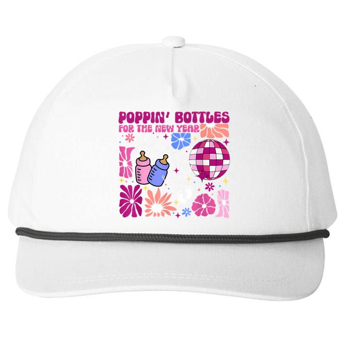 Boho Floral Nicu Crew Nurse Poppin Bottles For The New Year Snapback Five-Panel Rope Hat