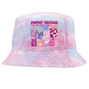 Boho Floral Nicu Crew Nurse Poppin Bottles For The New Year Tie-Dyed Bucket Hat