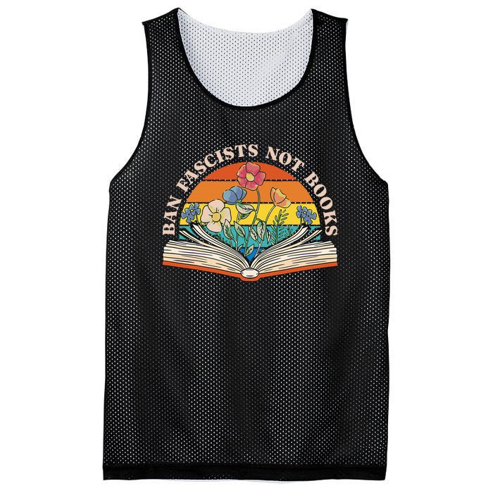 Ban Fascists Not Books Mesh Reversible Basketball Jersey Tank