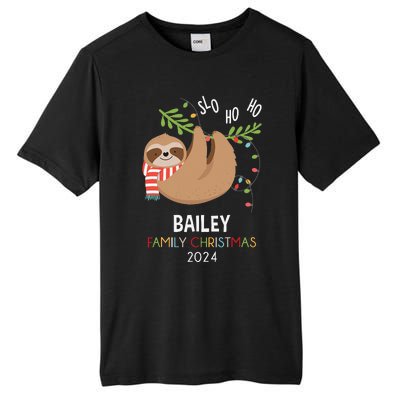 Bailey Family Name Gift Bailey Family Christmas Tall Fusion ChromaSoft Performance T-Shirt