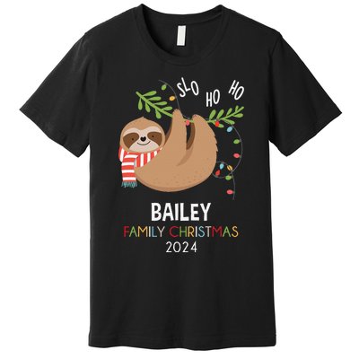 Bailey Family Name Gift Bailey Family Christmas Premium T-Shirt