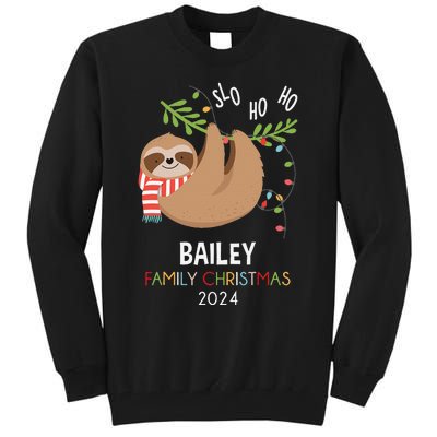 Bailey Family Name Gift Bailey Family Christmas Tall Sweatshirt