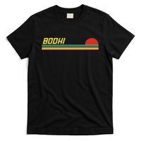 Bodhi First Name Logo Retro Sunset Surfer Style Bodhi T-Shirt