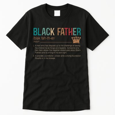 Black Father Noun Father Day Gifts Classic Tall T-Shirt