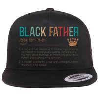 Black Father Noun Father Day Gifts Classic Flat Bill Trucker Hat