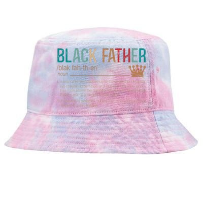 Black Father Noun Father Day Gifts Classic Tie-Dyed Bucket Hat