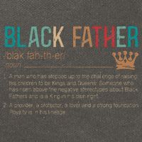 Black Father Noun Father Day Gifts Classic Cotton Canvas Backpack