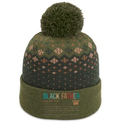 Black Father Noun Father Day Gifts Classic The Baniff Cuffed Pom Beanie