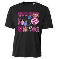 Boho Floral Nicu Crew Nurse Poppin Bottles For The New Year Cooling Performance Crew T-Shirt