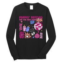 Boho Floral Nicu Crew Nurse Poppin Bottles For The New Year Long Sleeve Shirt