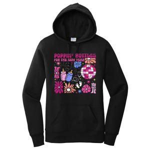 Boho Floral Nicu Crew Nurse Poppin Bottles For The New Year Women's Pullover Hoodie