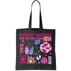 Boho Floral Nicu Crew Nurse Poppin Bottles For The New Year Tote Bag