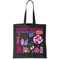 Boho Floral Nicu Crew Nurse Poppin Bottles For The New Year Tote Bag