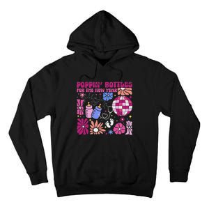 Boho Floral Nicu Crew Nurse Poppin Bottles For The New Year Tall Hoodie