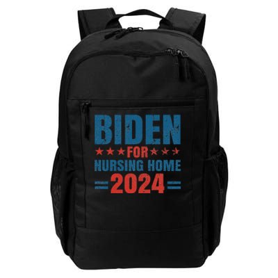 Biden for Nursing Home 2024 Pro Trump 2024 Election Costume Daily Commute Backpack