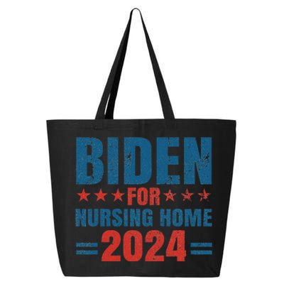 Biden for Nursing Home 2024 Pro Trump 2024 Election Costume 25L Jumbo Tote