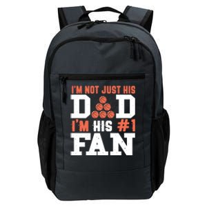 Basketball Father Number 1 Fan Funny Gift Basketball Dad Great Gift Daily Commute Backpack