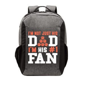 Basketball Father Number 1 Fan Funny Gift Basketball Dad Great Gift Vector Backpack