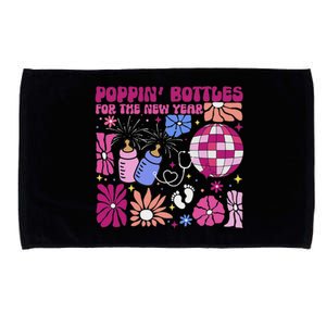 Boho Floral Nicu Crew Nurse Poppin Bottles For The New Year Microfiber Hand Towel