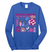 Boho Floral Nicu Crew Nurse Poppin Bottles For The New Year Long Sleeve Shirt