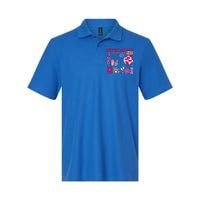 Boho Floral Nicu Crew Nurse Poppin Bottles For The New Year Softstyle Adult Sport Polo