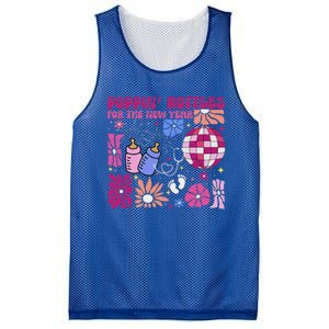 Boho Floral Nicu Crew Nurse Poppin Bottles For The New Year Mesh Reversible Basketball Jersey Tank