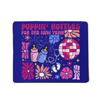 Boho Floral Nicu Crew Nurse Poppin Bottles For The New Year Mousepad