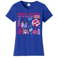 Boho Floral Nicu Crew Nurse Poppin Bottles For The New Year Women's T-Shirt