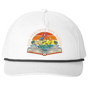 Ban Fascists Not Books Snapback Five-Panel Rope Hat