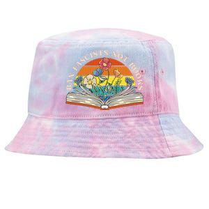 Ban Fascists Not Books Tie-Dyed Bucket Hat