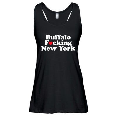 Buffalo Fucking New York Heart 716 Buffalo Ny Ladies Essential Flowy Tank