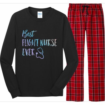 Best Flight Nurse Ever National Nurses Week Gift Long Sleeve Pajama Set