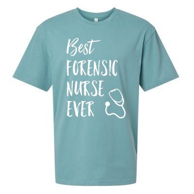 Best Forensic Nurse Ever National Nurses Week Gift Sueded Cloud Jersey T-Shirt