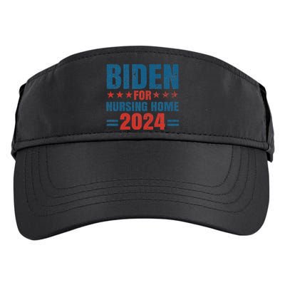 Biden for Nursing Home 2024 Pro Trump 2024 Election Costume Adult Drive Performance Visor