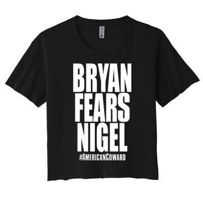 Bryan Fears Nigel Women's Crop Top Tee