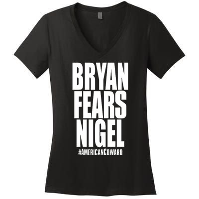 Bryan Fears Nigel Women's V-Neck T-Shirt