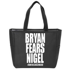 Bryan Fears Nigel Zip Tote Bag