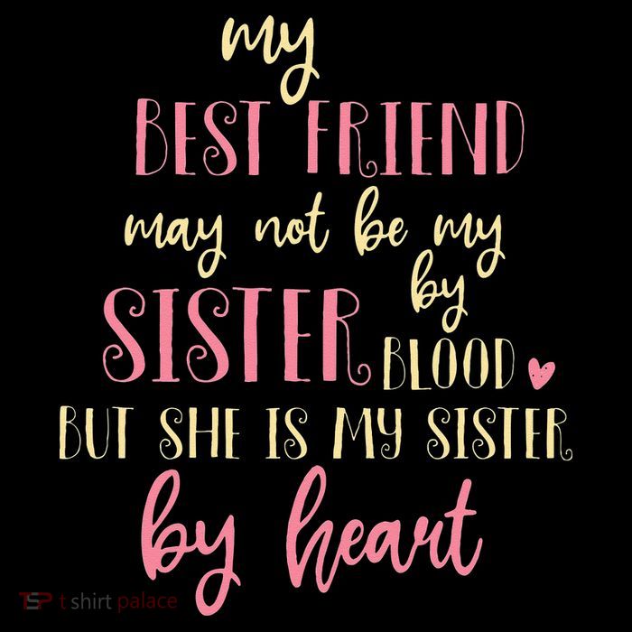 Best Friend Not By Blood But Buy Heart BFF Best Friend T-Shirt