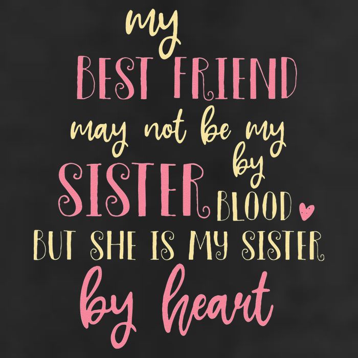 Best Friend Not By Blood But Buy Heart BFF Best Friend Golf Towel