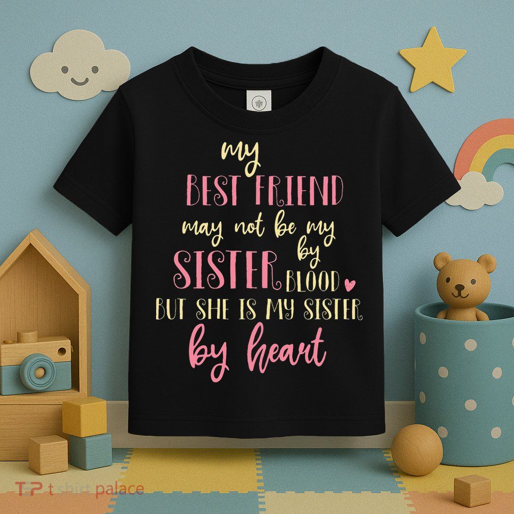 Best Friend Not By Blood But Buy Heart BFF Best Friend Toddler T-Shirt