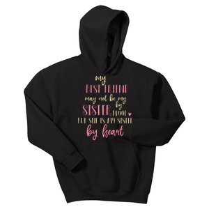 Best Friend Not By Blood But Buy Heart BFF Best Friend Kids Hoodie