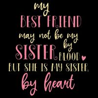 Best Friend Not By Blood But Buy Heart BFF Best Friend Short Acrylic Beanie
