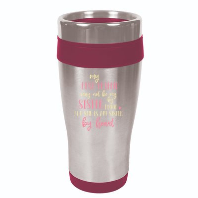 Best Friend Not By Blood But Buy Heart BFF Best Friend 16oz Travel Tumbler