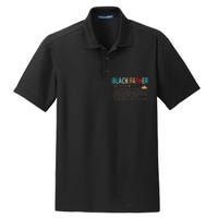 Black Father Noun Fathers Day Gifts Classic Gifts Dry Zone Grid Polo