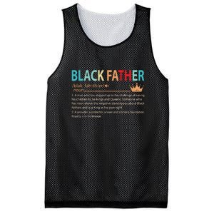 Black Father Noun Fathers Day Gifts Classic Gifts Mesh Reversible Basketball Jersey Tank